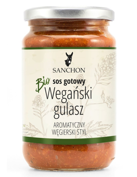 GULASZ WEGAŃSKI BEZGLUTENOWY BIO 330 ml - SANCHON