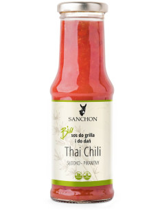 SOS WEGAŃSKI THAI CHILI BEZGLUTENOWY BIO 210 ml - SANCHON