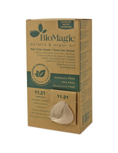 FARBA DO WŁOSÓW EXTRA JASNY KRYSZTAŁOWY BLOND (11.21) 250 g - BIOMAGIC