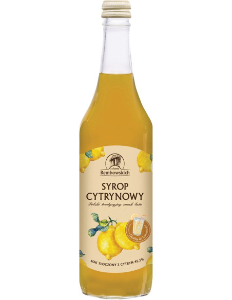 SYROP CYTRYNOWY 500 ml - REMBOWSCY