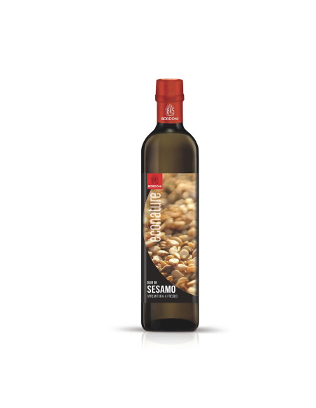 OLEJ SEZAMOWY TŁOCZONY NA ZIMNO BIO 500 ml - BORDONI (ECONATURE)