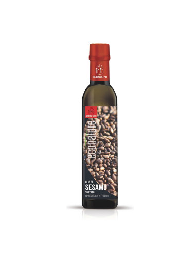 OLEJ SEZAMOWY (Z PRAŻONYCH NASION) TŁOCZONY NA ZIMNO BIO 250 ml - BORDONI (ECONATURE)