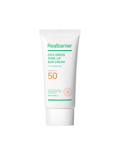 KREM PRZECIWSŁONECZNY KOREAŃSKI TONIZUJĄCY DO TWARZY CICA GREEN TONE-UP SPF 50 50 ml - REAL BARRIER