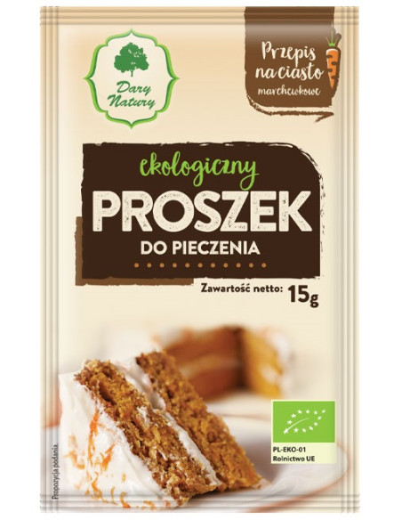 PROSZEK DO PIECZENIA BIO 15 g - DARY NATURY