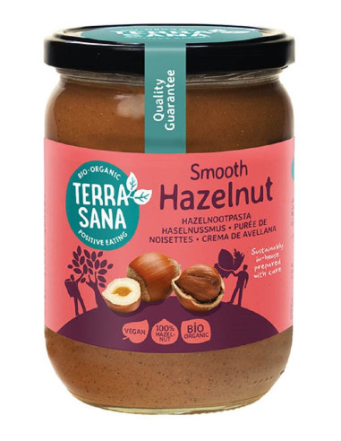 KREM Z ORZECHÓW LASKOWYCH PRAŻONYCH 100 % BIO 500 g - TERRASANA