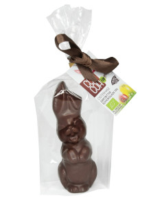 ZAJĄC Z CIEMNEJ CZEKOLADY 70 %  BIO 55 g - COCOA (PRODUKT SEZONOWY)