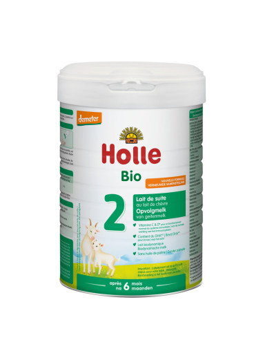 MLEKO KOZIE 2 NASTĘPNE DLA NIEMOWLĄT PO 6 MIESIĄCU DEMETER BIO 800 g - HOLLE