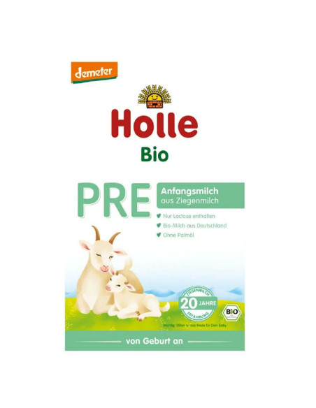 MLEKO KOZIE PRE POCZĄTKOWE DLA NIEMOWLĄT DEMETER BIO 400 g - HOLLE