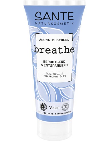 ŻEL POD PRYSZNIC BREATHE PACZULA I FASOLA TONKA ECO 200 ml - SANTE