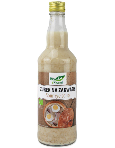 ŻUREK NA ZAKWASIE NIEPASTERYZOWANY BIO 500 ml - BIO PLANET