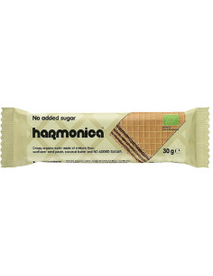 WAFELEK Z SAMOPSZY Z KREMEM MLECZNO - KAKAOWYM BEZ DODATKU CUKRÓW BIO 30 g - HARMONICA