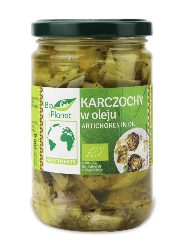 KARCZOCHY W OLEJU BIO 280 g (150 g) - BIO PLANET