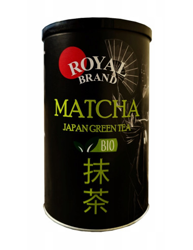 HERBATA ZIELONA MATCHA JAPOŃSKA BIO 100 g - ROYAL BRAND