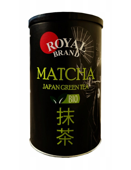 HERBATA ZIELONA MATCHA JAPOŃSKA BIO 100 g - ROYAL BRAND