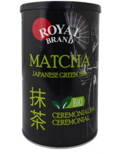 HERBATA ZIELONA MATCHA JAPOŃSKA CEREMONIALNA BIO 100 g - ROYAL BRAND