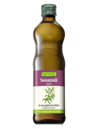 OLEJ SEZAMOWY TŁOCZONY NA ZIMNO BIO 500 ml - RAPUNZEL