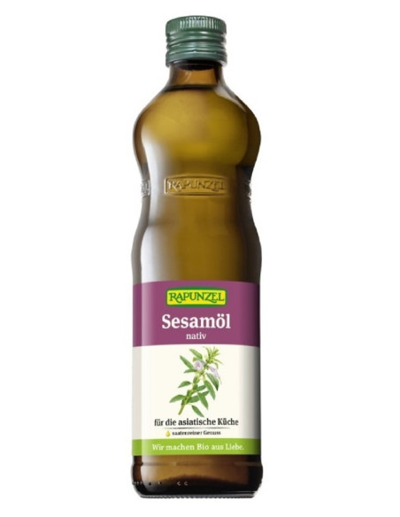 OLEJ SEZAMOWY TŁOCZONY NA ZIMNO BIO 500 ml - RAPUNZEL