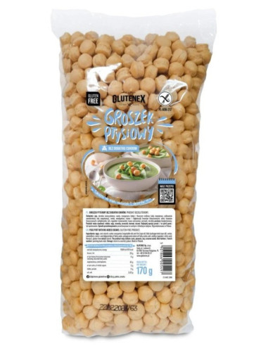 GROSZEK PTYSIOWY BEZ DODATKU CUKRÓW BEZGLUTENOWY 170 g - GLUTENEX