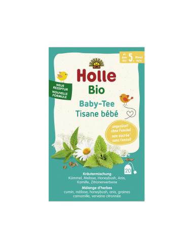 HERBATKA ZIOŁOWA BEZGLUTENOWA OD 5 MIESIĄCA BIO (20 x 1,5 g) 30 g - HOLLE