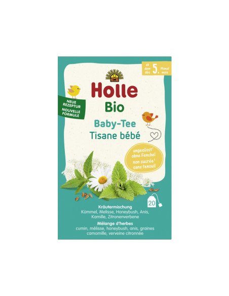 HERBATKA ZIOŁOWA BEZGLUTENOWA OD 5 MIESIĄCA BIO (20 x 1,5 g) 30 g - HOLLE