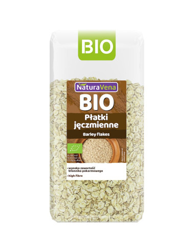 PŁATKI JĘCZMIENNE BIO 300 g - NATURAVENA