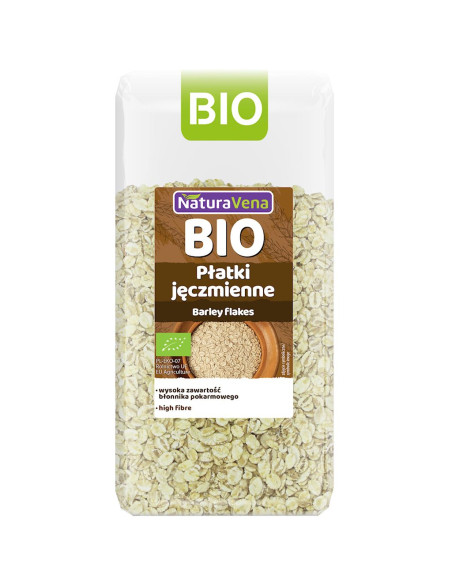 PŁATKI JĘCZMIENNE BIO 300 g - NATURAVENA