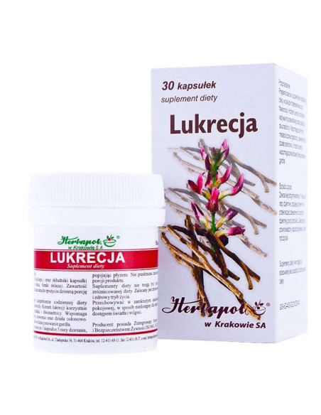 Lukrecja - 30kaps - Herbapol Kraków