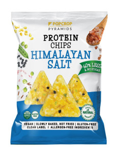 CHRUPKI PIRAMIDKI PROTEINOWE Z SOLĄ HIMALAJSKĄ BEZGLUTENOWE 60 g - POPCROP
