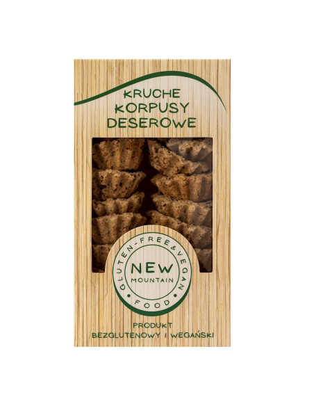 KORPUSY DESEROWE KRUCHE BEZGLUTENOWE 200 g - NEW MOUNTAIN