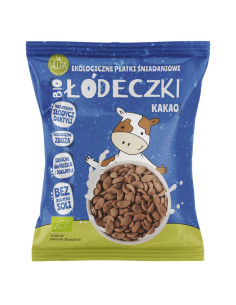 ŁÓDECZKI JAGLANO - ORKISZOWE Z KAKAO BEZ DODATKU CUKRÓW BIO 260 g - HELPA