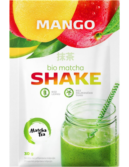 SHAKE Z MATCHĄ I MANGO BEZGLUTENOWY BIO 30 g - AMYLON