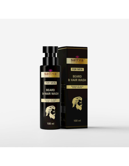 SZAMPON DO MYCIA BRODY I WŁOSÓW 100 ml - SATTVA (AYURVEDA)