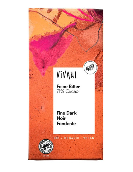 CZEKOLADA GORZKA 71 % BIO 80 g - VIVANI