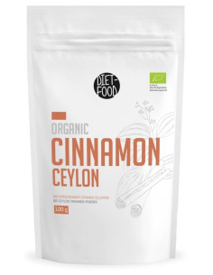 CYNAMON CEJLOŃSKI MIELONY BIO 100 g - DIET-FOOD