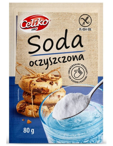 SODA OCZYSZCZONA BEZGLUTENOWA 80 g - CELIKO