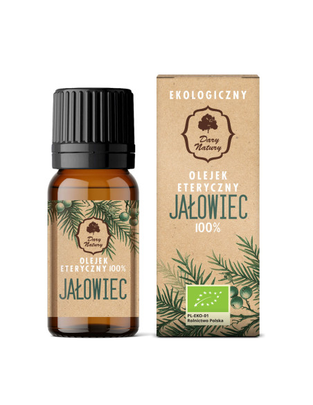 OLEJEK ETERYCZNY JAŁOWIEC BIO 10 ml - DARY NATURY
