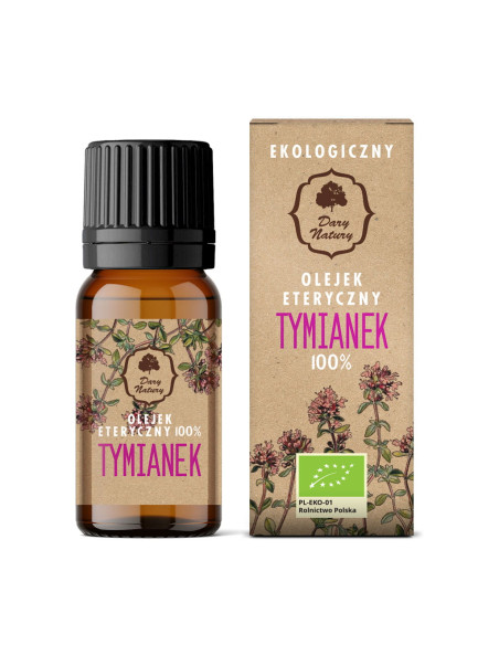 OLEJEK ETERYCZNY TYMIANEK BIO 10 ml - DARY NATURY