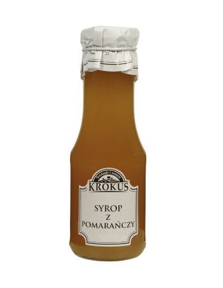 SYROP POMARAŃCZOWY BEZGLUTENOWY 355 g (280 ml) - KROKUS