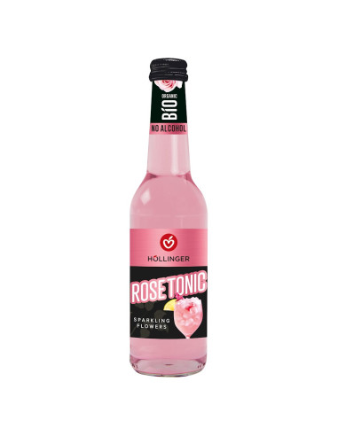 DRINK MUSUJĄCY BEZALKOHOLOWY ROSE TONIC BIO 330 ml - HOLLINGER