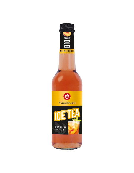 DRINK BEZALKOHOLOWY ICE TEA PEACH BIO 330 ml - HOLLINGER