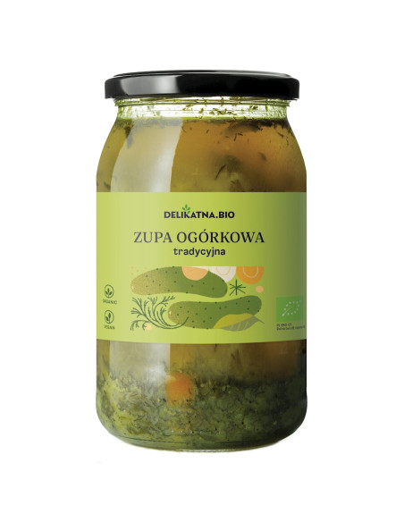 ZUPA OGÓRKOWA BIO 900 ml - DELIKATNA