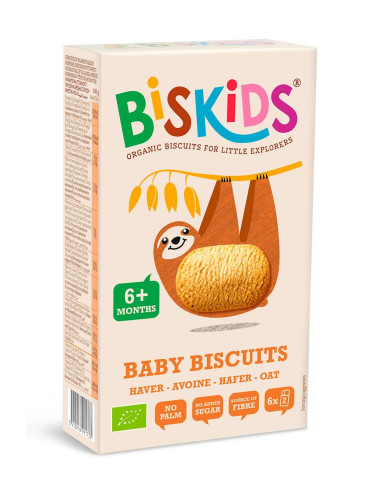 CIASTECZKA OWSIANE OD 6 MIESIĄCA BIO 120 g - BISKIDS
