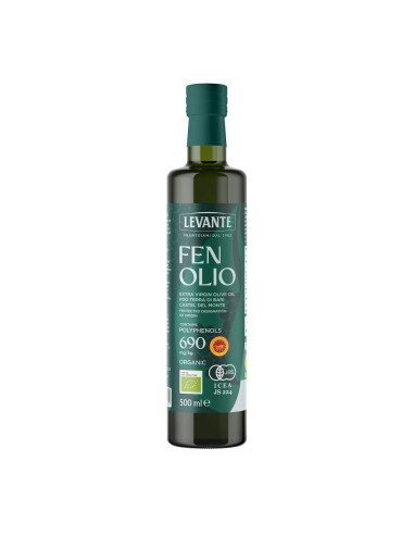 OLIWA Z OLIWEK EXTRA VIRGIN WYSOKOPOLIFENOLOWA FENOLIO PDO TERRA DI BARI CASTEL DEL MONTE BIO 500 ml - LEVANTE