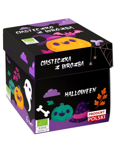 CIASTECZKA Z WRÓŻBĄ BIO (6 szt.) 36 g - D&D FUN COOKIES (PRODUKT SEZONOWY)