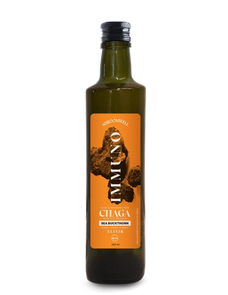 SUPLEMENT DIETY NA ODPORNOŚĆ Z CHAGĄ I ROKITNIKIEM W PŁYNIE 250 ml - SHROOMWELL