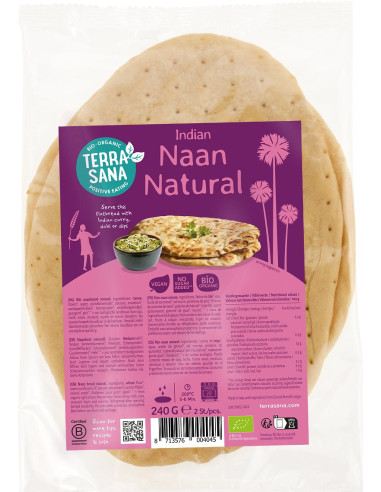 CHLEB NAAN BIO 240 g - TERRASANA