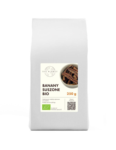 BANANY SUSZONE BIO 250 g - THE PLANET