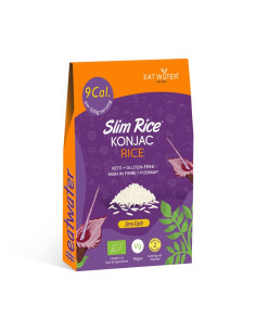 MAKARON (KONJAC) W KSZTAŁCIE RYŻU BEZGLUTENOWY BIO 270 g (200 g ) - SLIM (EAT WATER)