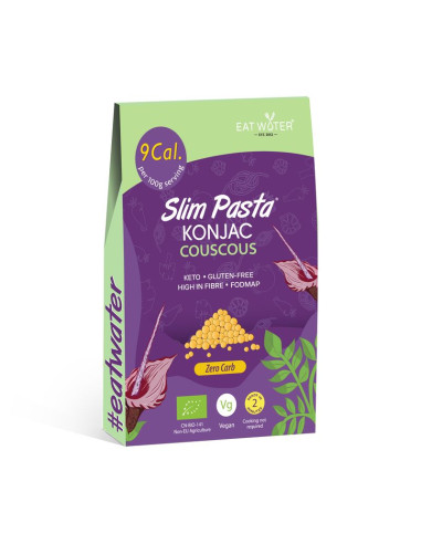 MAKARON (KONJAC) W KSZTAŁCIE KUSKUSU BEZGLUTENOWY BIO 270 g (200 g) - SLIM (EAT WATER)