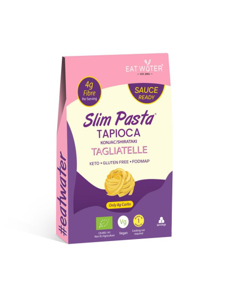 MAKARON (Z TAPIOKI I KONJAC) TAGLIATELLE BEZGLUTENOWY BIO 200 g - SLIM (EAT WATER)